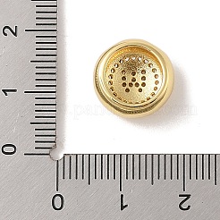 Rack Plating Brass & Cubic Zirconia Pendants&nbsp;KK-Z047-07G-W-RS