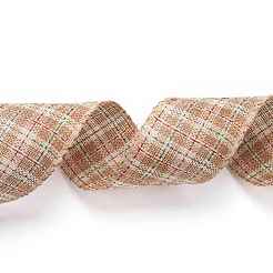 Polyester Imitation Linen Ribbon&nbsp;OCOR-G007-02B