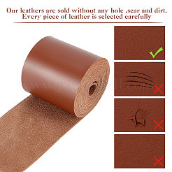 Puイミテーションレザーコード  衣類用  フラット  ペルー  70x1.8mm  約2.19ヤード（2m）/ロール&nbsp;LC-WH0006-06D-06
