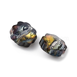 Transparent Electroplate Glass Beads&nbsp;GLAA-D016-15D