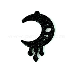 DIY Melting Crescent Moon with Moon Phase Pendant Silicone Molds&nbsp;DIY-I099-02