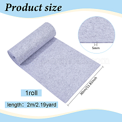 フェルト工芸品生地  ライトグレー  300x5mm&nbsp;DIY-WH0750-198A-03