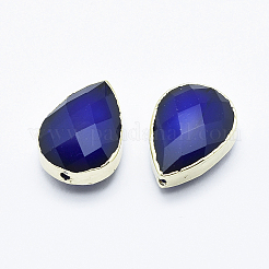 Faceted Glass Beads&nbsp;GLAA-F071-18x13mm-G