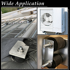 ゴム製ショックダンパー  空気発生器コンプレッサー用ショックアブソーバー  ブラック  46x20mm&nbsp;DIY-WH0591-441