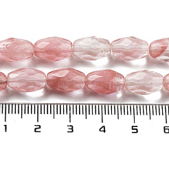 Cherry Quartz Glss Beads Strands&nbsp;G-P520-C04-01