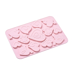 Heart Shape Food Grade Silicone Molds&nbsp;DIY-F044-14