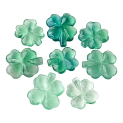 Natural Green Fluorite Clover Display Decorations&nbsp;PW-WG7323C-01