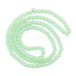 Electroplate Glass Beads Strands&nbsp;EGLA-N002-47