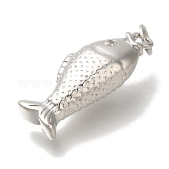Rack Plating Brass Micro Pave Cubic Zirconia Pendants&nbsp;KK-I720-66P