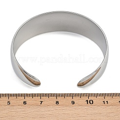 304 Stainless Steel Cuff Bangles&nbsp;BJEW-L709-02P