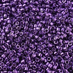 MIYUKIデリカビーズ  シリンダー  日本製シードビーズ  11/0  （db0430)亜鉛メッキダークライラック  1.3x1.6mm  穴：0.8mm  約20000個/袋  100 G /袋&nbsp;SEED-J020-DB0430