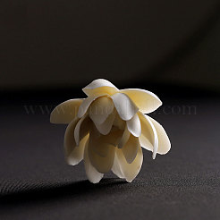 磁器香炉  蓮香ホルダー  ホームオフィス茶屋禅仏教用品  ホワイト  60x40mm&nbsp;PW23060842430