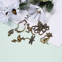 Tibetan Style Alloy Animal Pendants&nbsp;TIBEP-X0003-03-AB