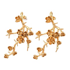 Brass Stud Earrings&nbsp;EJEW-I324-01G
