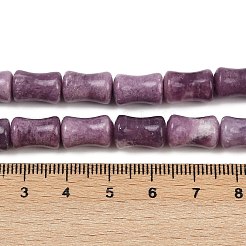 Natural Lepidolite/Purple Mica Stone Beads Strands&nbsp;G-F792-B01