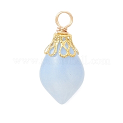 Imitation Jade Glass Pendants&nbsp;PALLOY-JF05025-02