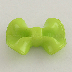不透明なアクリルちょう結びのカボション  ミックスカラー  24x31x8mm  約340個/500g&nbsp;SACR-Q099-M24