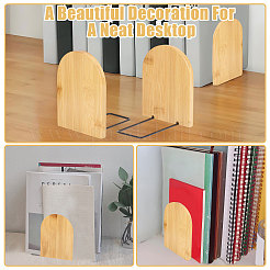 Wood Bookend Display Stands&nbsp;ODIS-CA0001-30