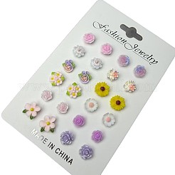 Brass & Enemal Stud Earrings for Women&nbsp;WG6A5D7-01