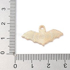 合金エナメルチャーム  ライトゴールド  カドミウムフリー＆鉛フリー  バットチャーム  ブラック  13.5x26x1mm  穴：1.5mm&nbsp;ENAM-A008-45KCG-B