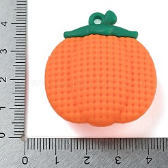 PVCペンダント  野菜  キーホルダー用  カボチャ  40x36x17.5mm  穴：3mm&nbsp;FIND-R001-05D