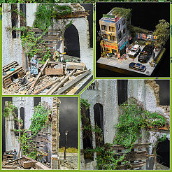 Resin Simulation Root Vine Vegetation Model&nbsp;DIY-WH20053-65A