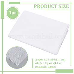単層接着裏地布  衣類用アクセサリー  ホワイト  1150x1100x0.1mm&nbsp;DIY-WH0037-41A