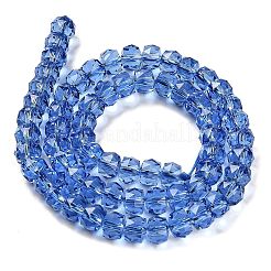Transparent Glass Beads Strands&nbsp;EGLA-K071-01G