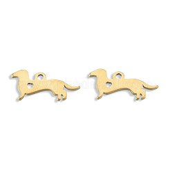 Ion Plating(IP) 201 Stainless Steel Silhouette Charms&nbsp;STAS-N098-122LG