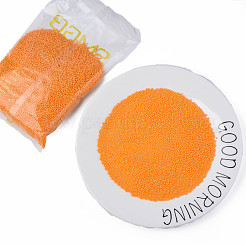 11/0 チェコ不透明ガラスシードビーズ  光沢のある  ラウンド  オレンジ  2.2x1.5mm  穴：0.7mm  約500 G /袋&nbsp;SEED-N004-003B-32