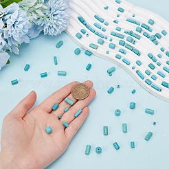 339Pcs 7 Sizes Synthetic Turquoise Beads&nbsp;G-AR0006-10