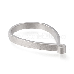 Non-Tarnish 304 Stainless Steel Open Back Bezel Polishing Pendants&nbsp;STAS-K208-14