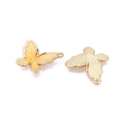 Rack Plating Alloy Enamel Pendants&nbsp;ENAM-N056-364KCG-01