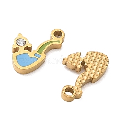 304 Stainless Steel Enamel Pendants&nbsp;SA-CBA7876-24G