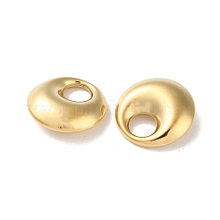 304ステンレスペンダント  ラウンドリングチャーム  14KGP本金メッキ  20x6.5mm  内径：7mm&nbsp;STAS-L022-145G-01