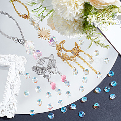 200Pcs Glass Charms&nbsp;RGLA-SP0001-03B