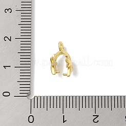 304ステンレススチール製アイスピックピンチベイル  スター  ゴールドカラー  13x6mm  穴：1.6mm  ピン：0.8mm&nbsp;STAS-Z058-01G-01