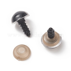 クラフト用品プラスチックぬいぐるみや人形の目パーツ  安全の目  透明  14mm&nbsp;DIY-Q015-05-14mm