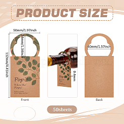 Paper Wine Glass Label&nbsp;AJEW-WH0009-98