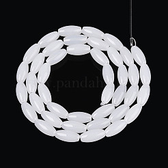 Imitation Jade Glass Beads Strands&nbsp;GLAA-T028-15J-02