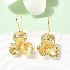 Leaf Brass Dangle Earrings&nbsp;EJEW-H180-17G