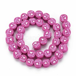 Handmade Polymer Clay Bead Strands&nbsp;CLAY-S096-013C