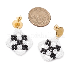 304 Stainless Steel Stud Earrings&nbsp;EJEW-MZ00357-01