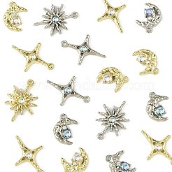 30Pcs 6 Styles Alloy & Resin Pendants Sets&nbsp;FIND-FS0004-90