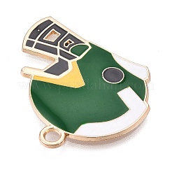 Rugby Theme Alloy Enamel Pendants&nbsp;ENAM-T021-05KCG