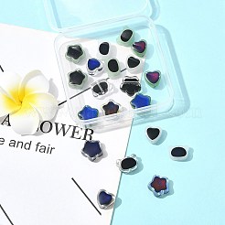 20Pcs 10 Styles Two Tone Glass Mood Beads&nbsp;GLAA-FS0002-30