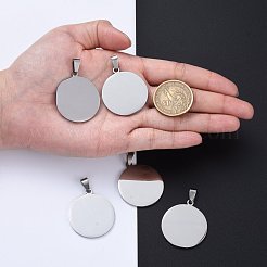 Tarnish Resistant 304 Stainless Steel Pendants&nbsp;STAS-I140-17S