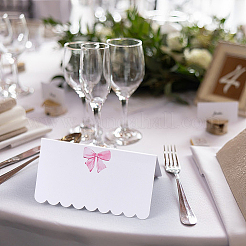 80Pcs 4 Styles Paper Table Place Cards for Party Decorations&nbsp;DIY-CN0003-43