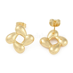 201 Stainless Steel Flower Stud Earrings&nbsp;EJEW-I309-09G