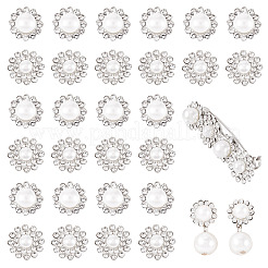 200Pcs 2 Styles Flower Alloy Glass Sew on Rhinestone&nbsp;FIND-TA0006-31